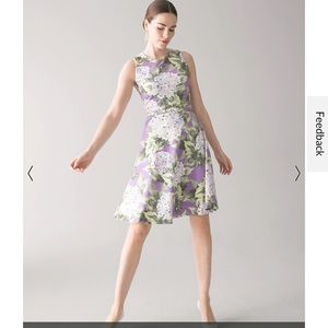 WHBM Beautiful lilac floral dress - size 8 - worn once!